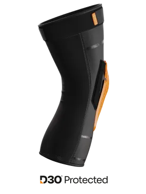 Shot D30 Race Knee Shin Guards Black